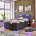 Boxspringbett mit LED-Beleuchtung 140x200cm