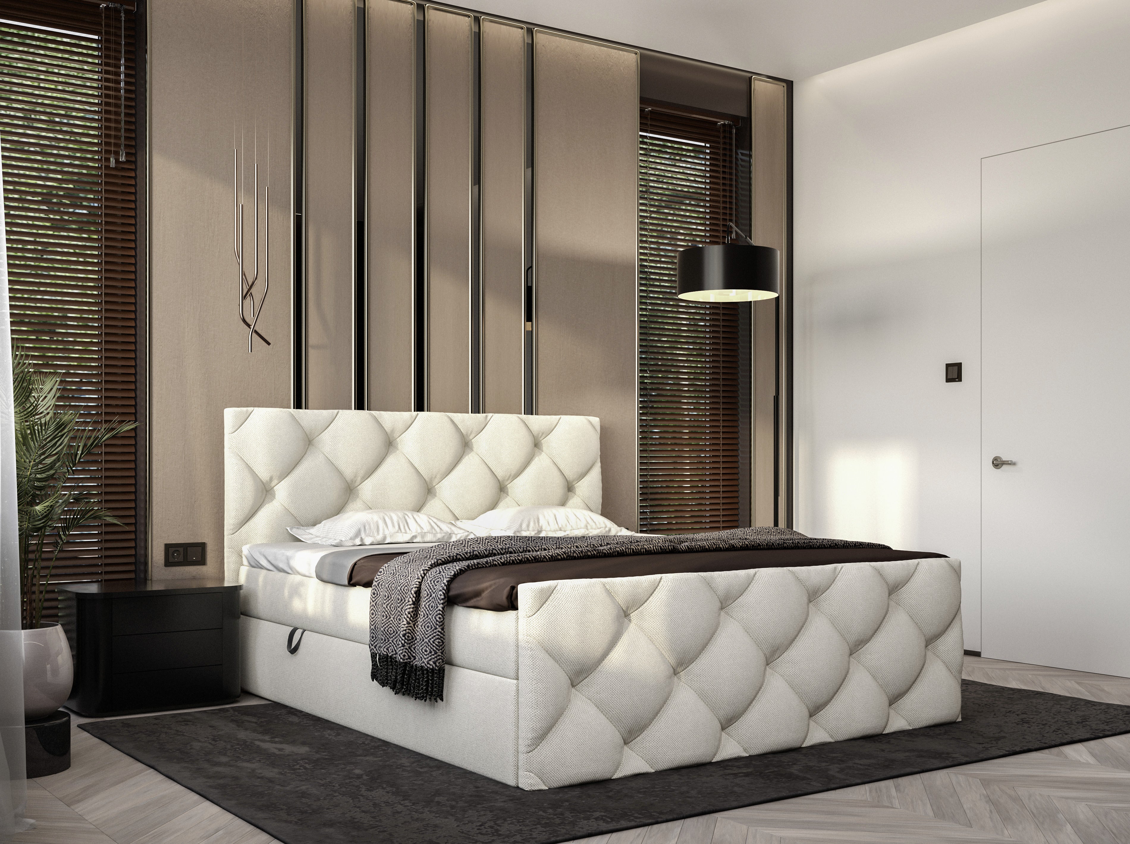 Boxbett Creme inkl. Bettkasten