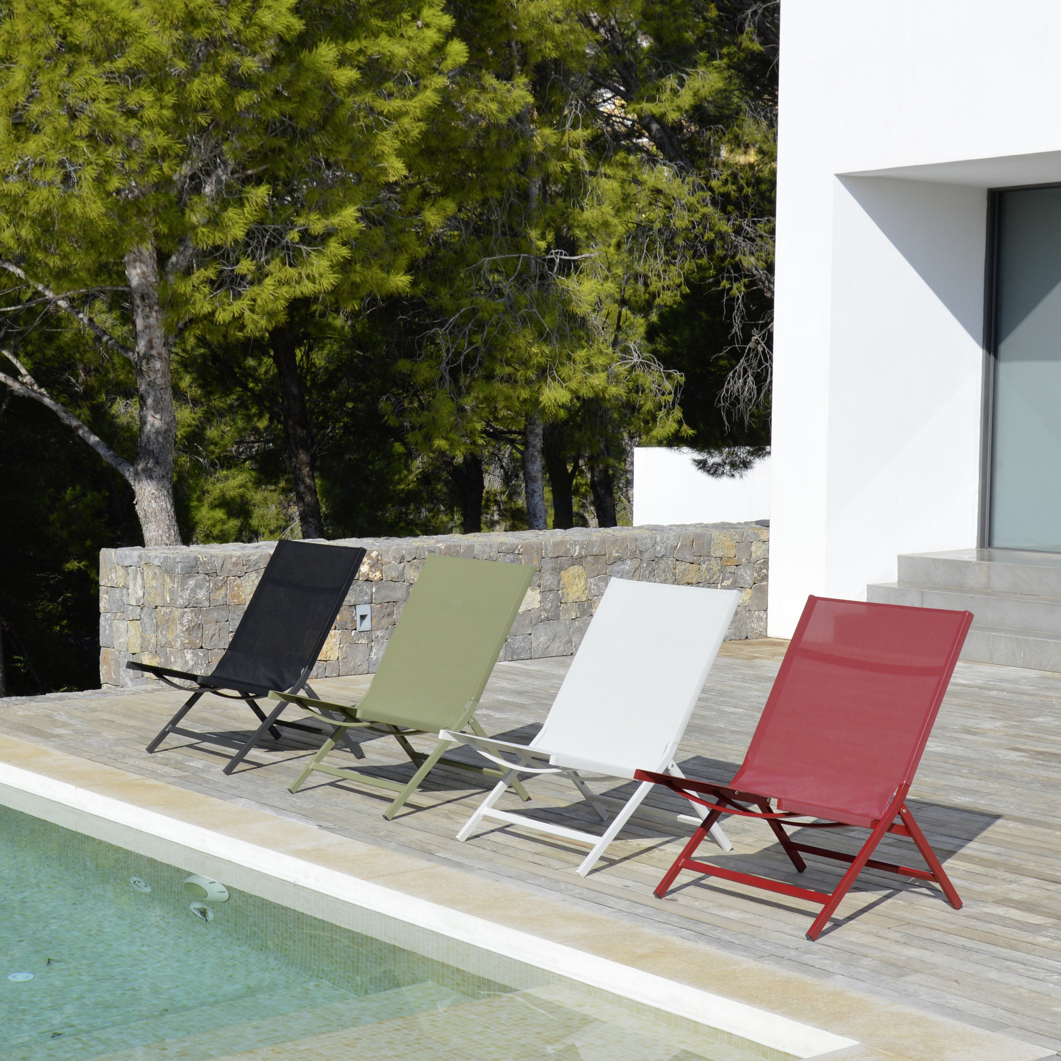 Garten Klappsessel Beige