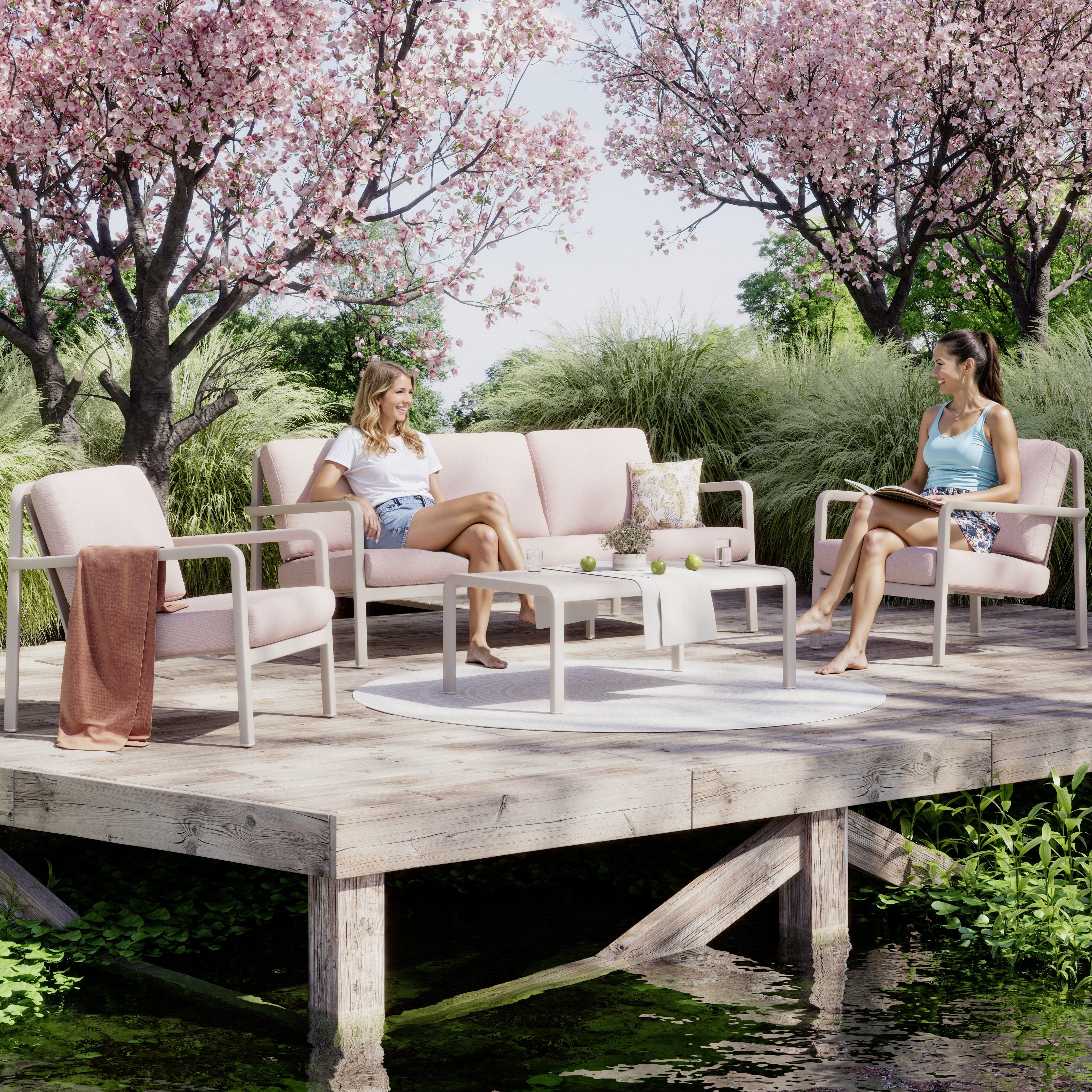 Garten Gartenset Pink