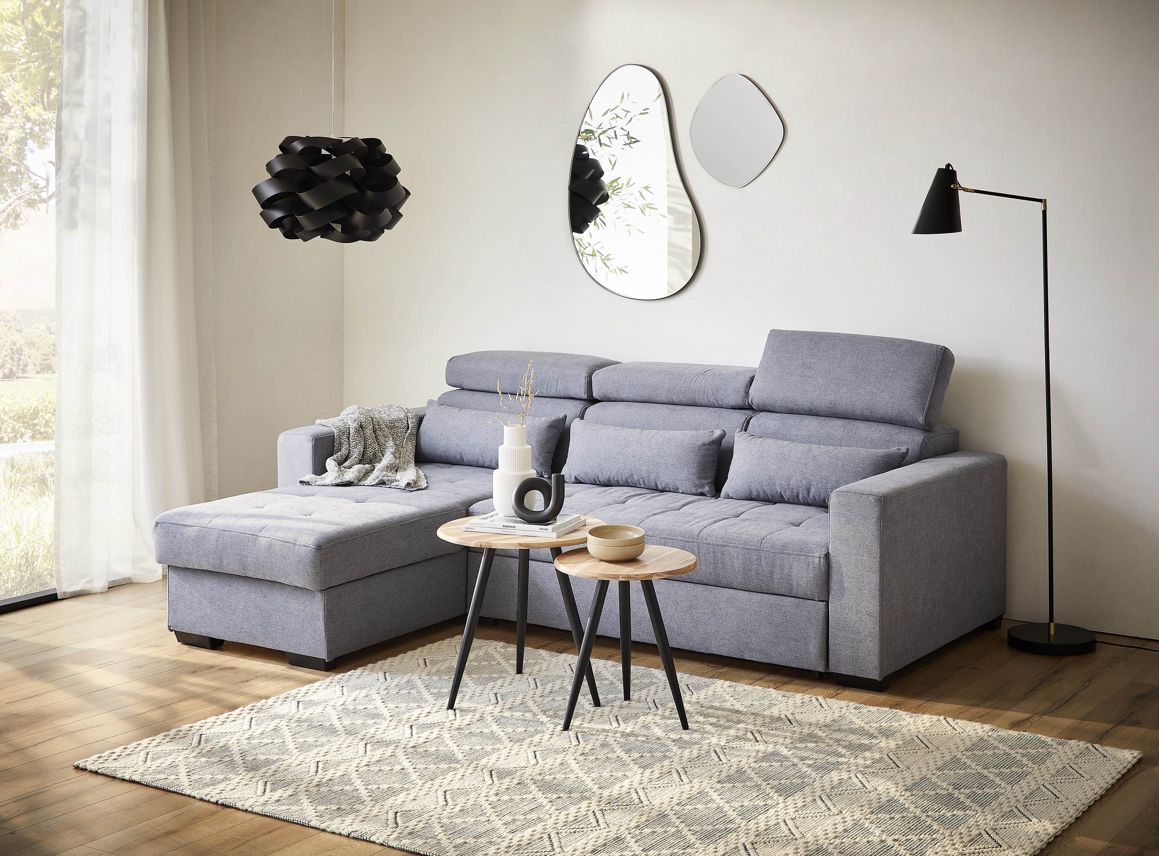 Ecksofa Monson Blau