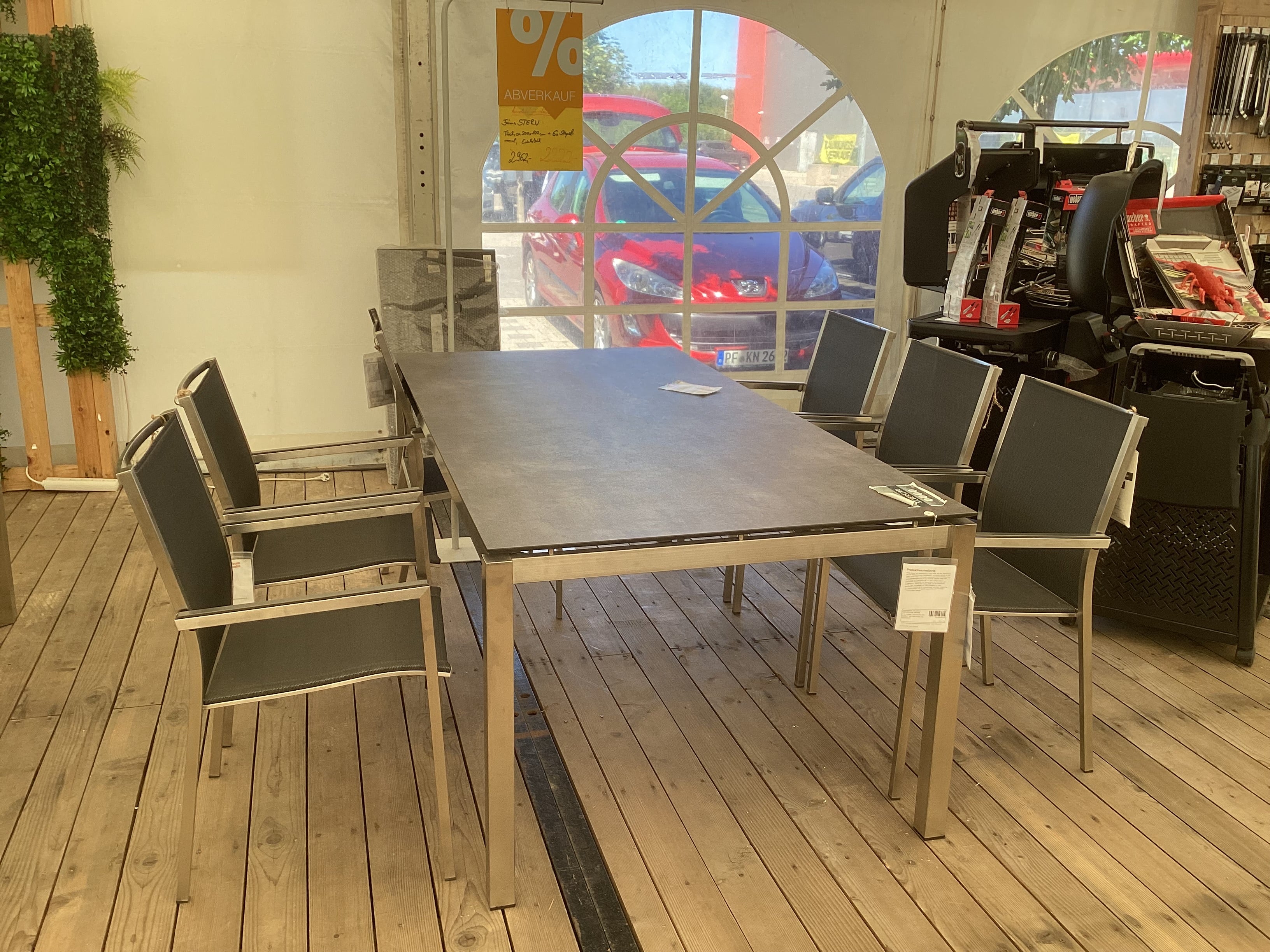 Stern Tischgruppe Ausstellungsstück