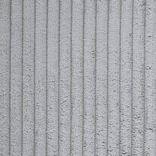 Ecksofa Cord Hellgrau