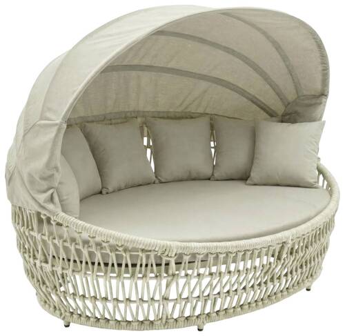 Gartenmuschel in Beige