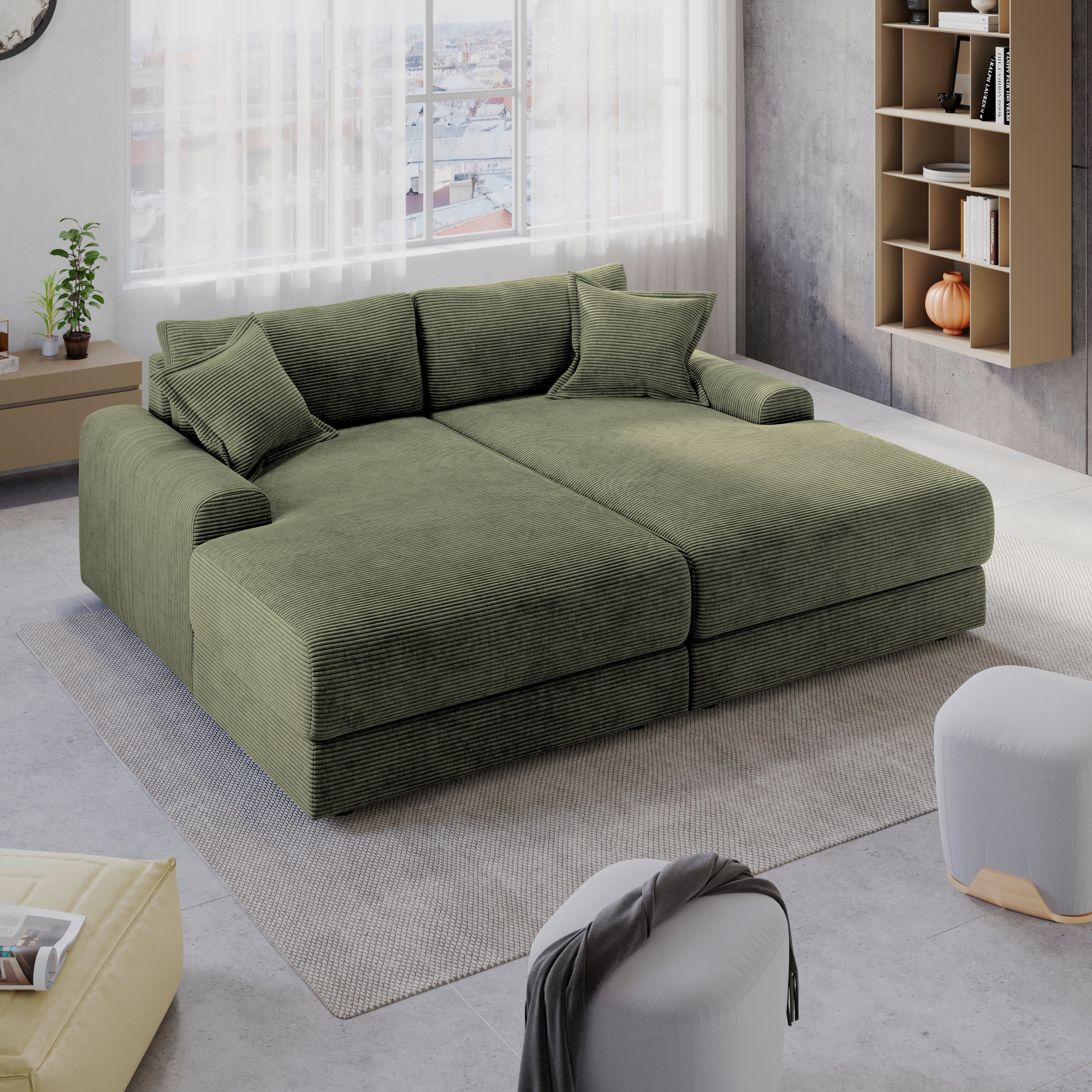 Bigsofa Olivgrün