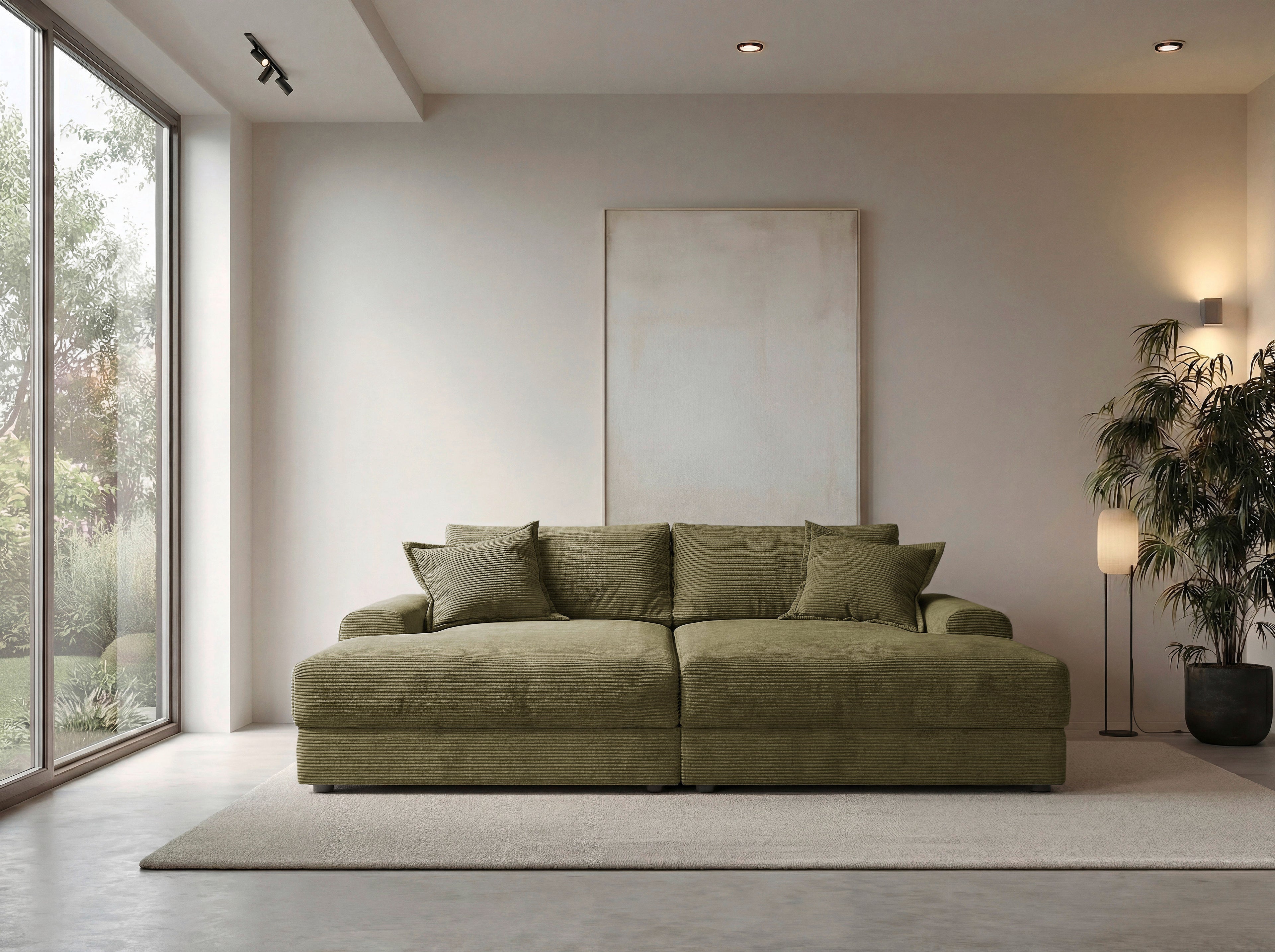 Bigsofa Olivgrün