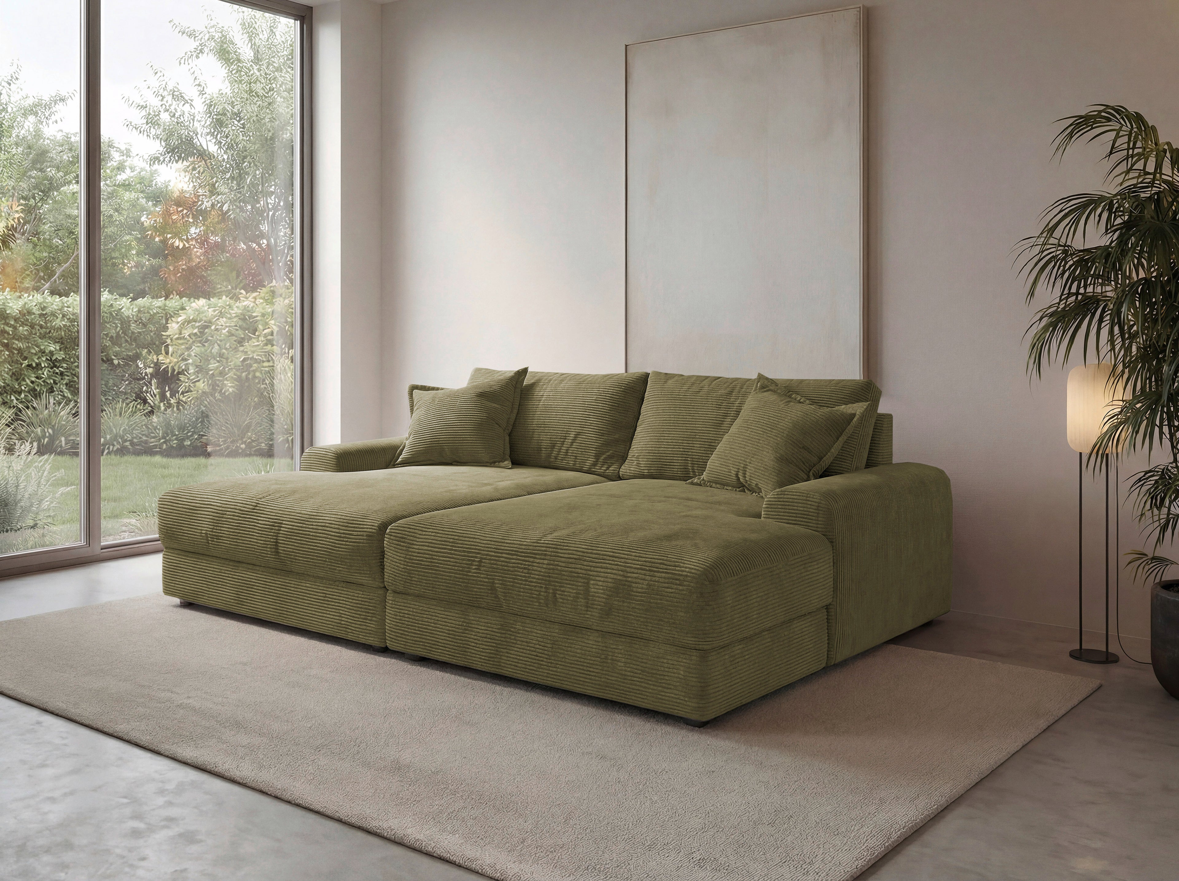 Bigsofa Olivgrün
