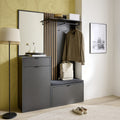 Komplett Garderobe Graphit