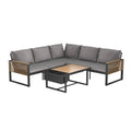 Ambia Garden Loungegarnitur Grau