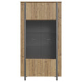 Vitrine Fichte mit Glasfront