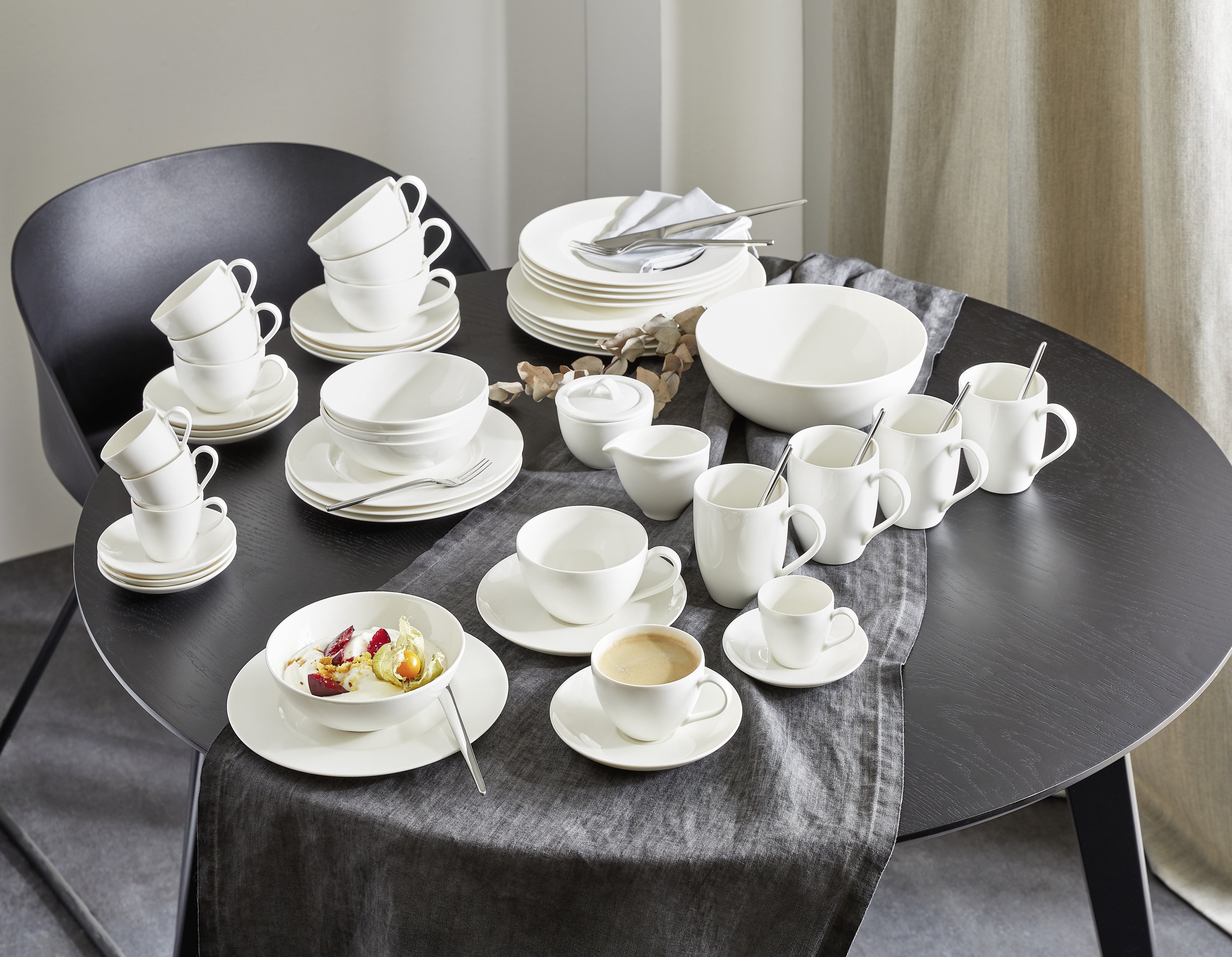 Kombiservice 30-teilig weiß