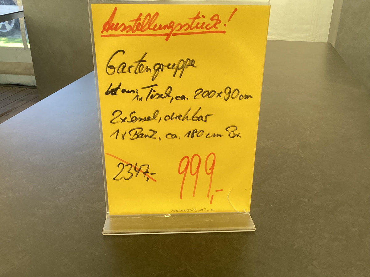 Gartengruppe Ausstellungsstück