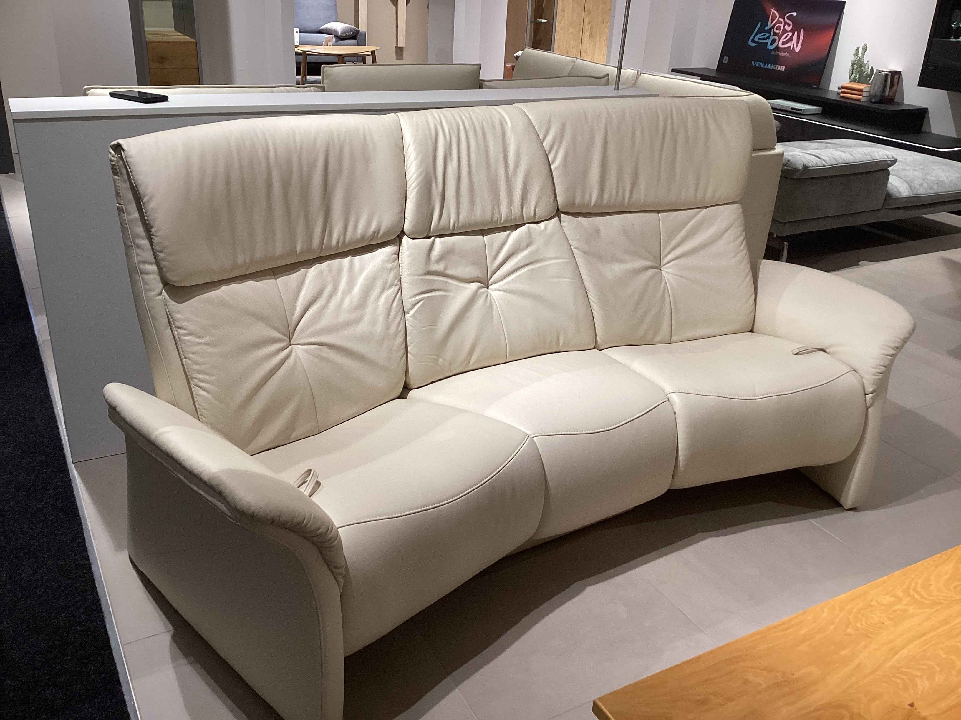 Himolla Leder Trapezsofa