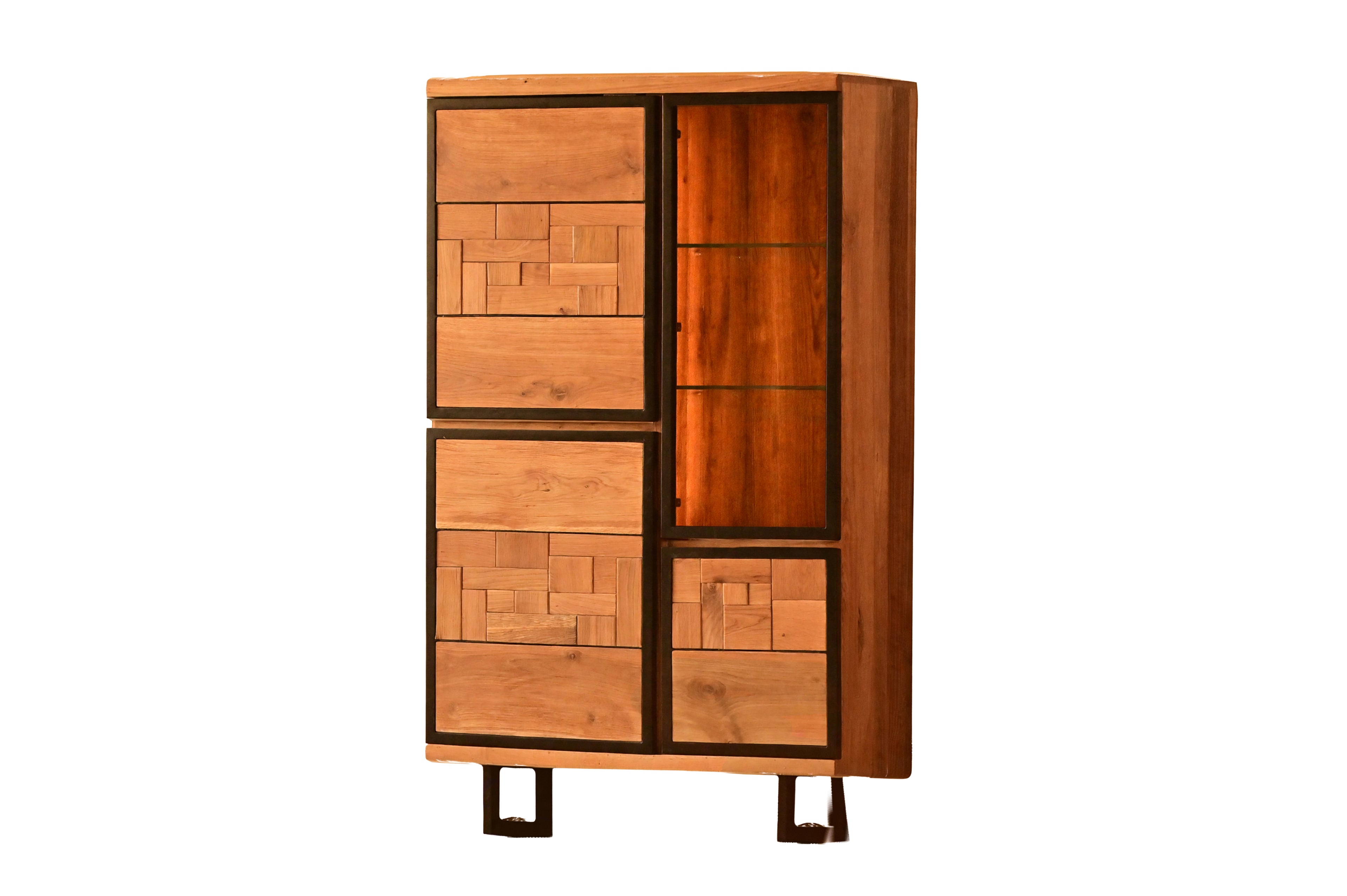 Highboard 3D-Optik 100cm