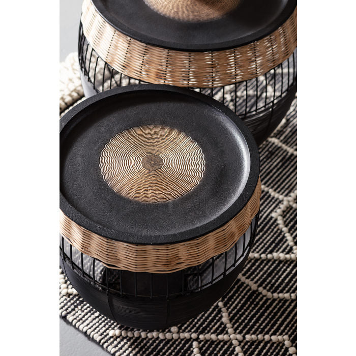 KARE Beistelltisch-Set African Drums