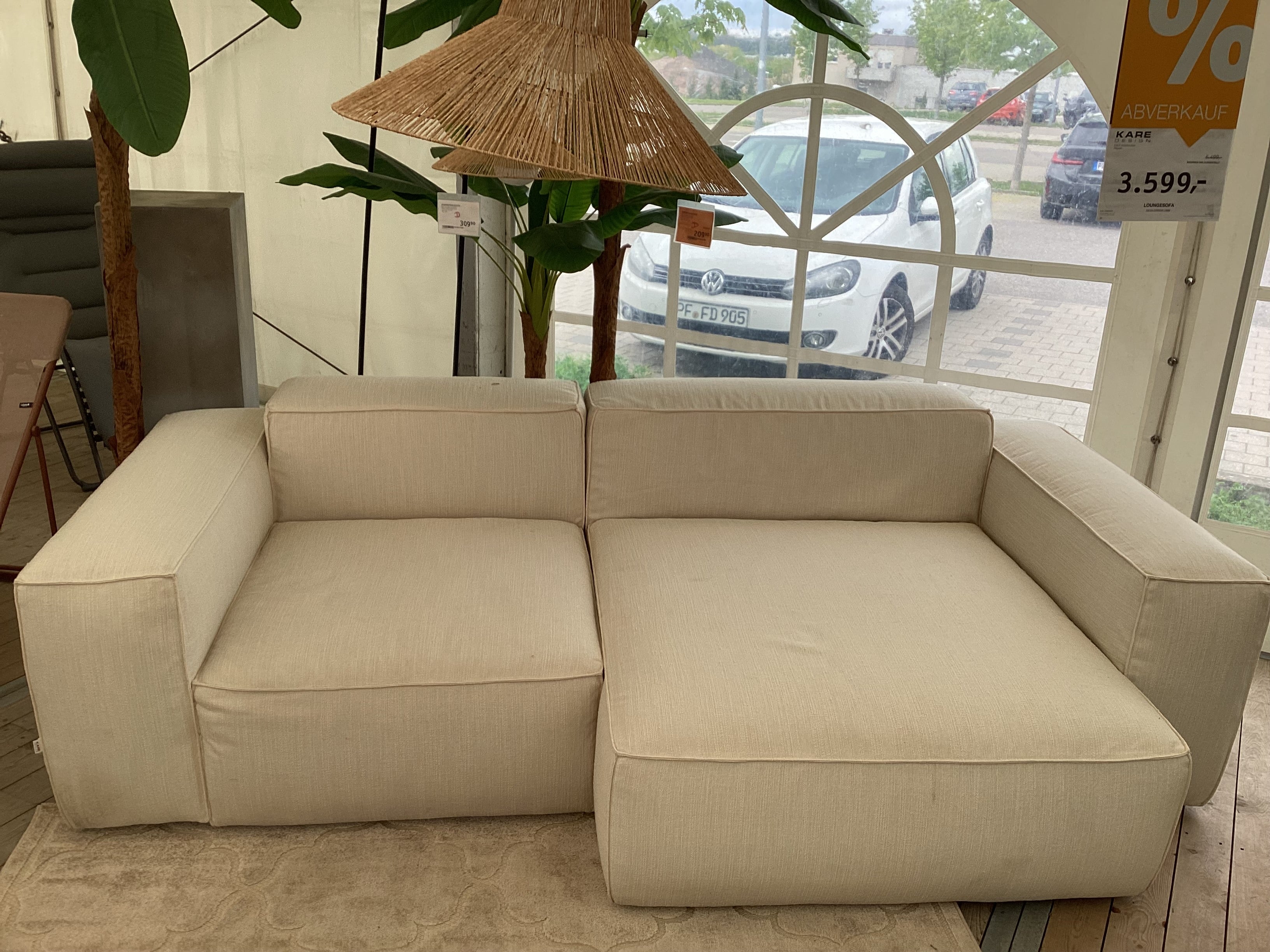 KARE Outdoor Kalua Creme