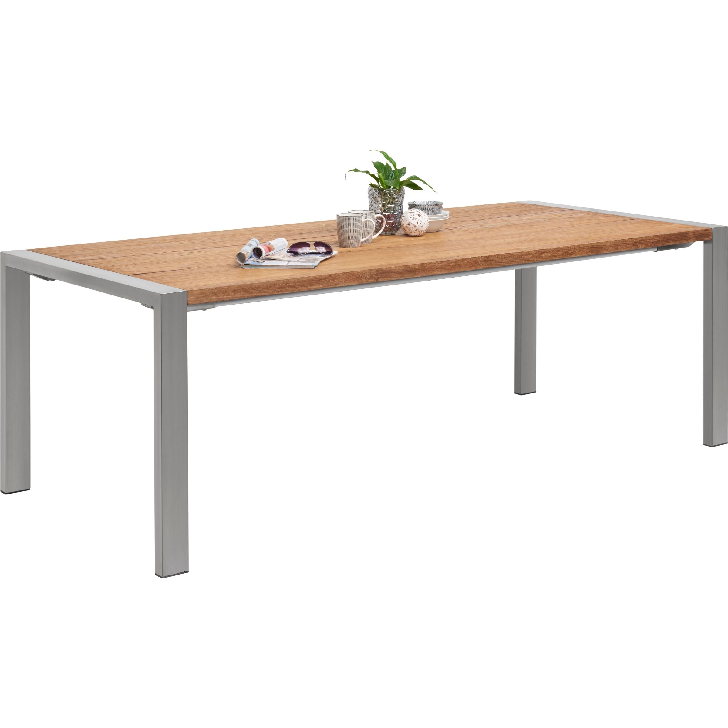 Gartentisch Holz/Metall