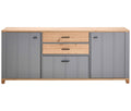 Sideboard Grau/Eiche Artisan