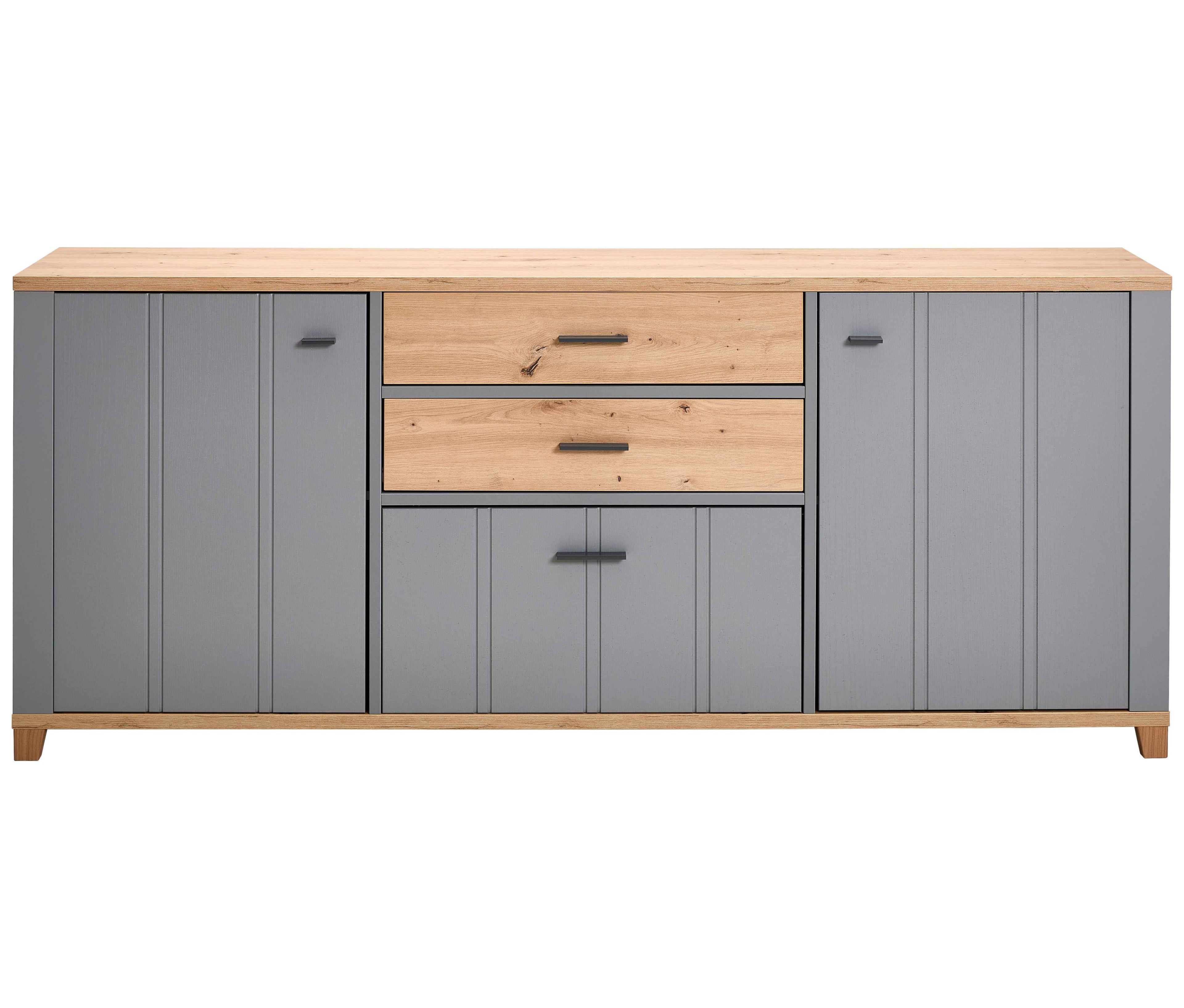 Sideboard Grau/Eiche Artisan