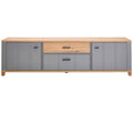 Lowboard Eiche Artisan/Grau