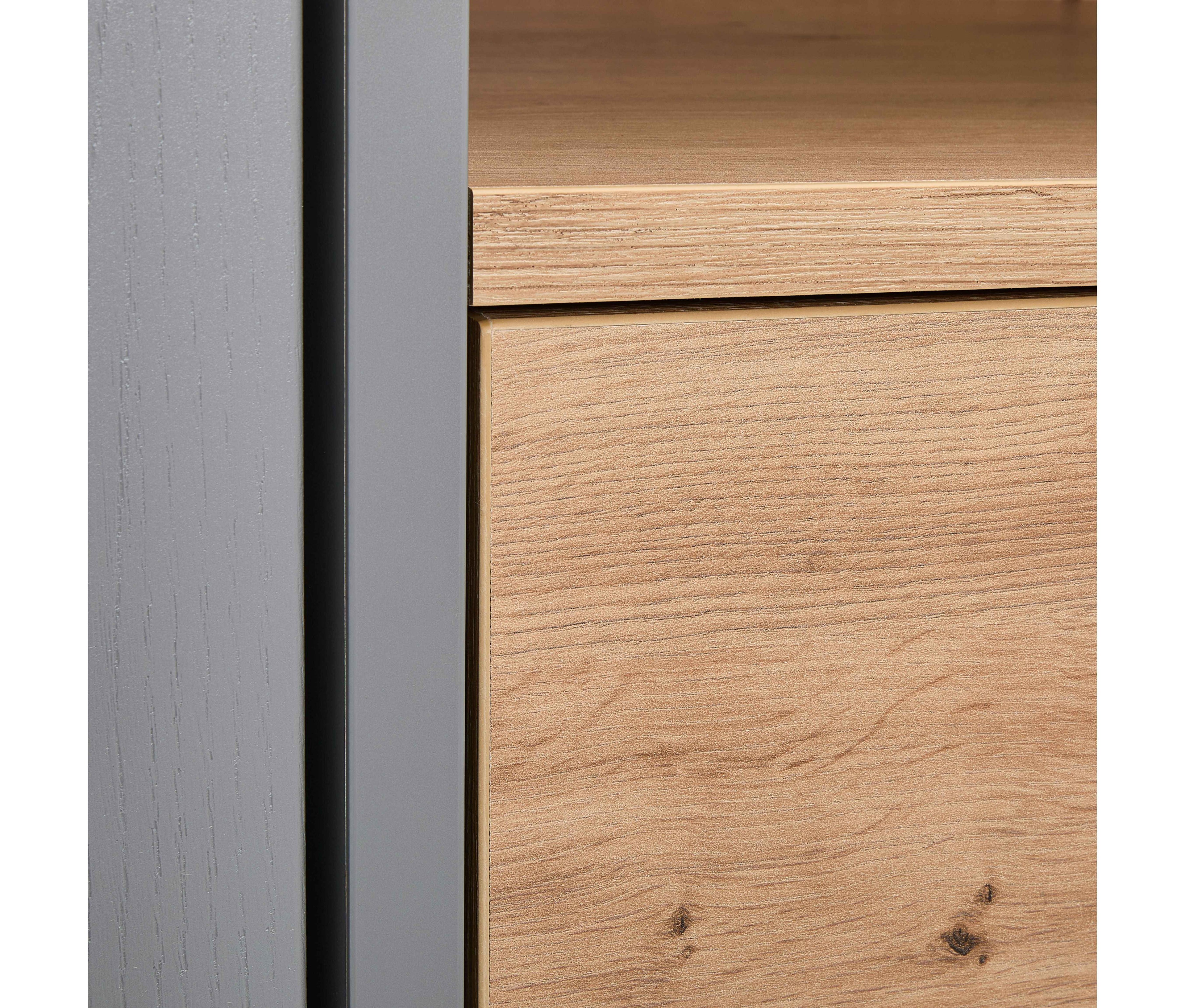 Highboard Eiche Artisan/Grau