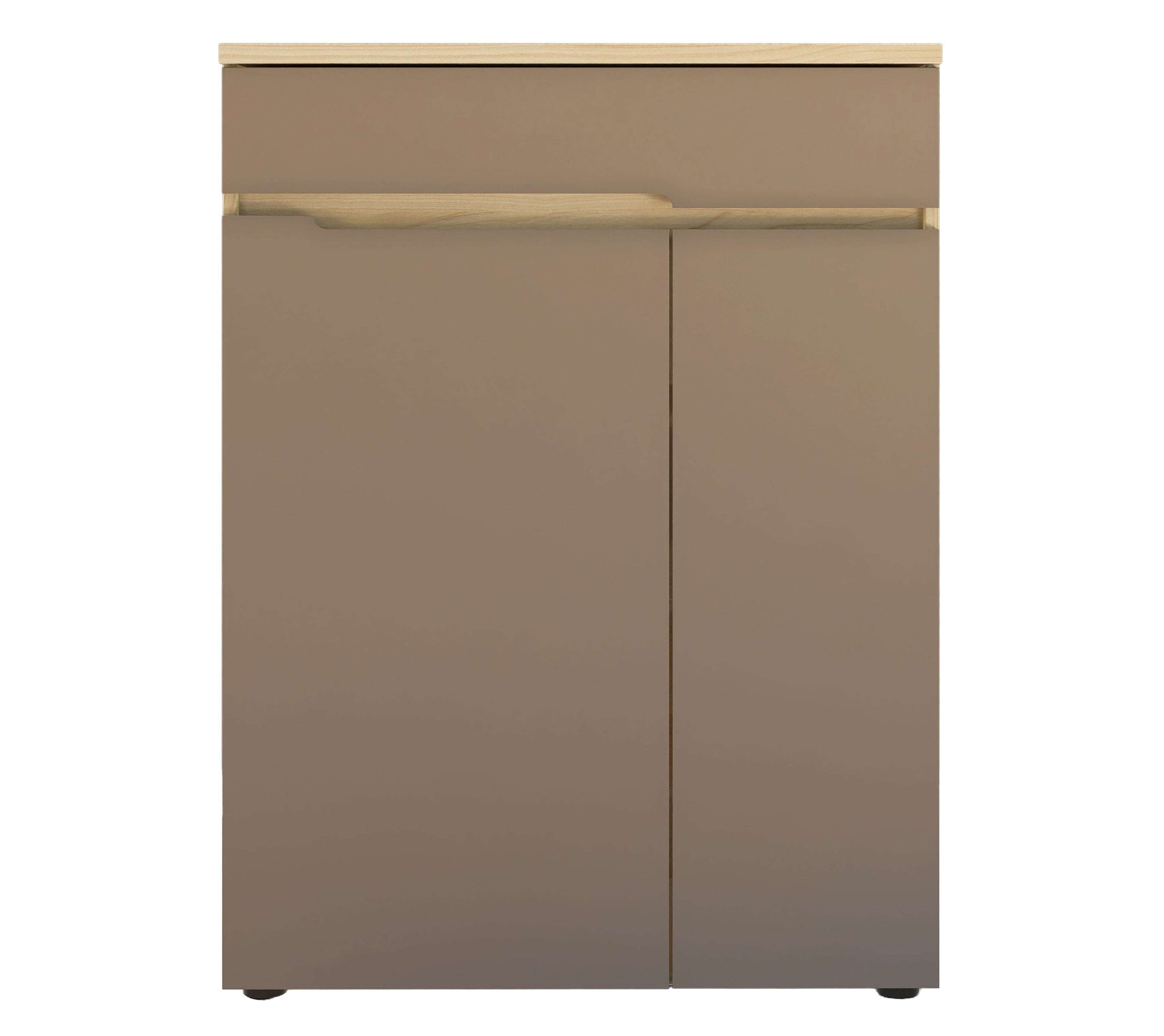 Schuhschrank Eichefarben/Taupe
