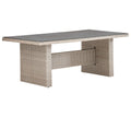 Gartentisch Beige/Grau