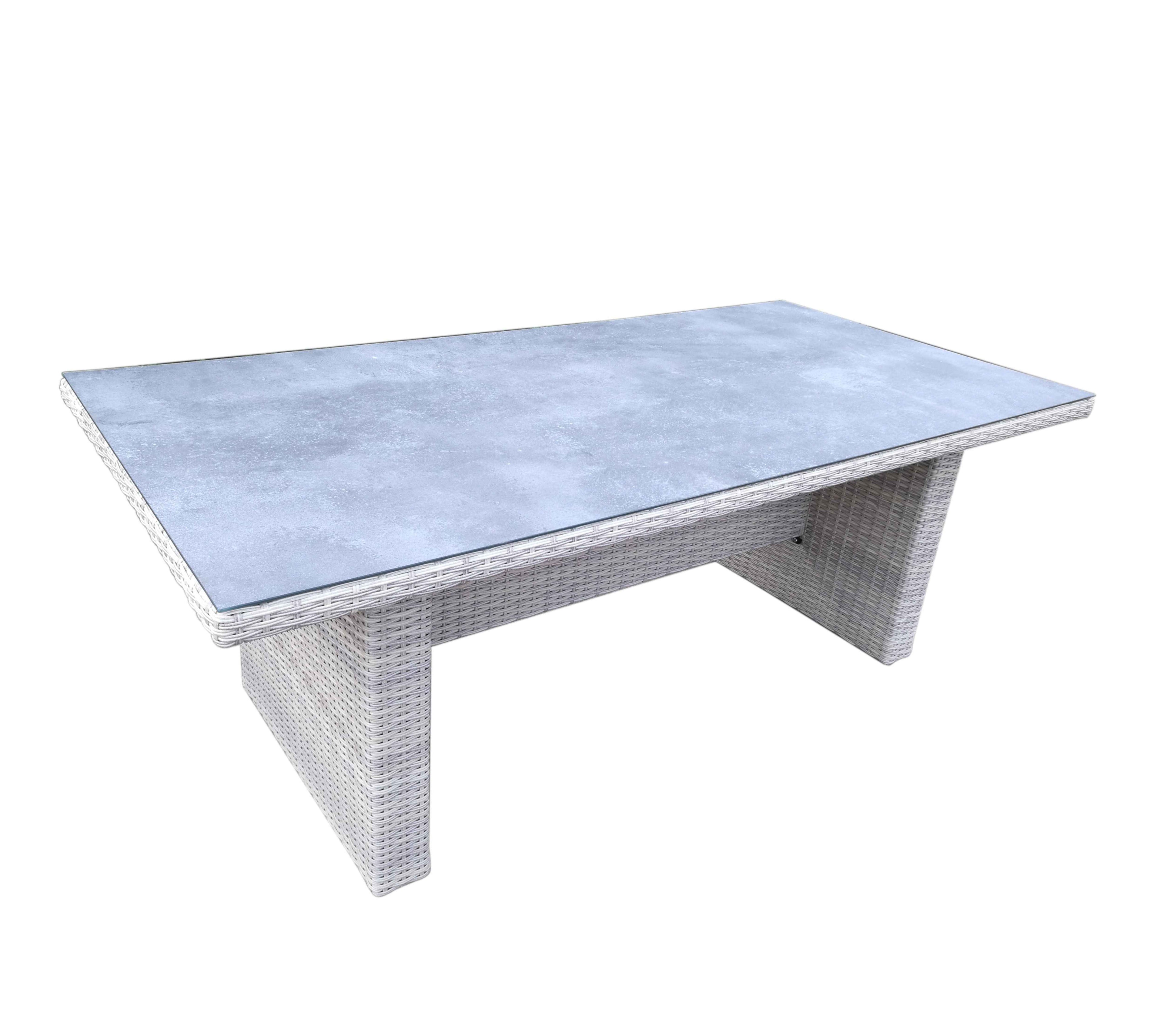 Gartentisch Beige/Grau