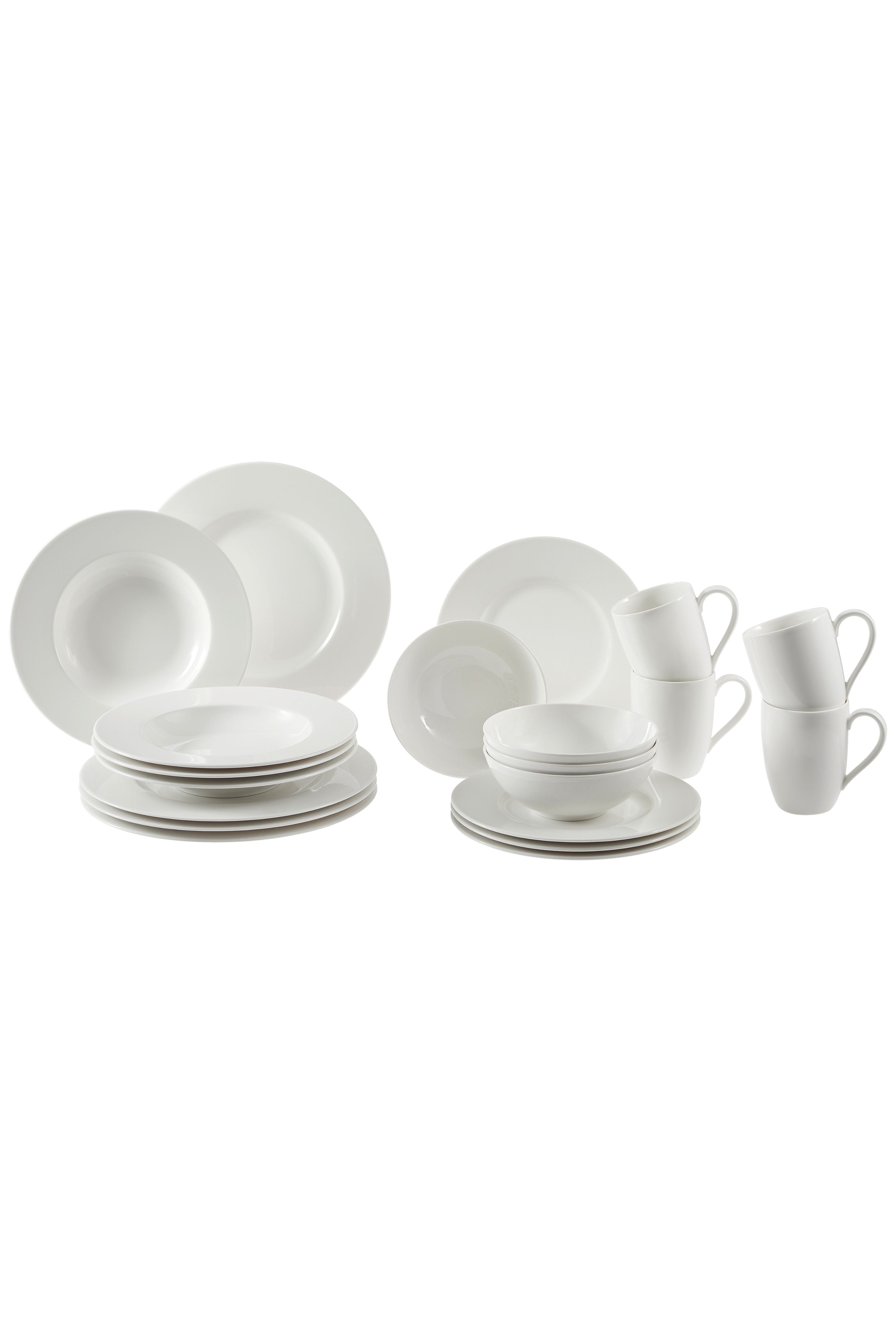 Kombiservice 30-teilig weiß