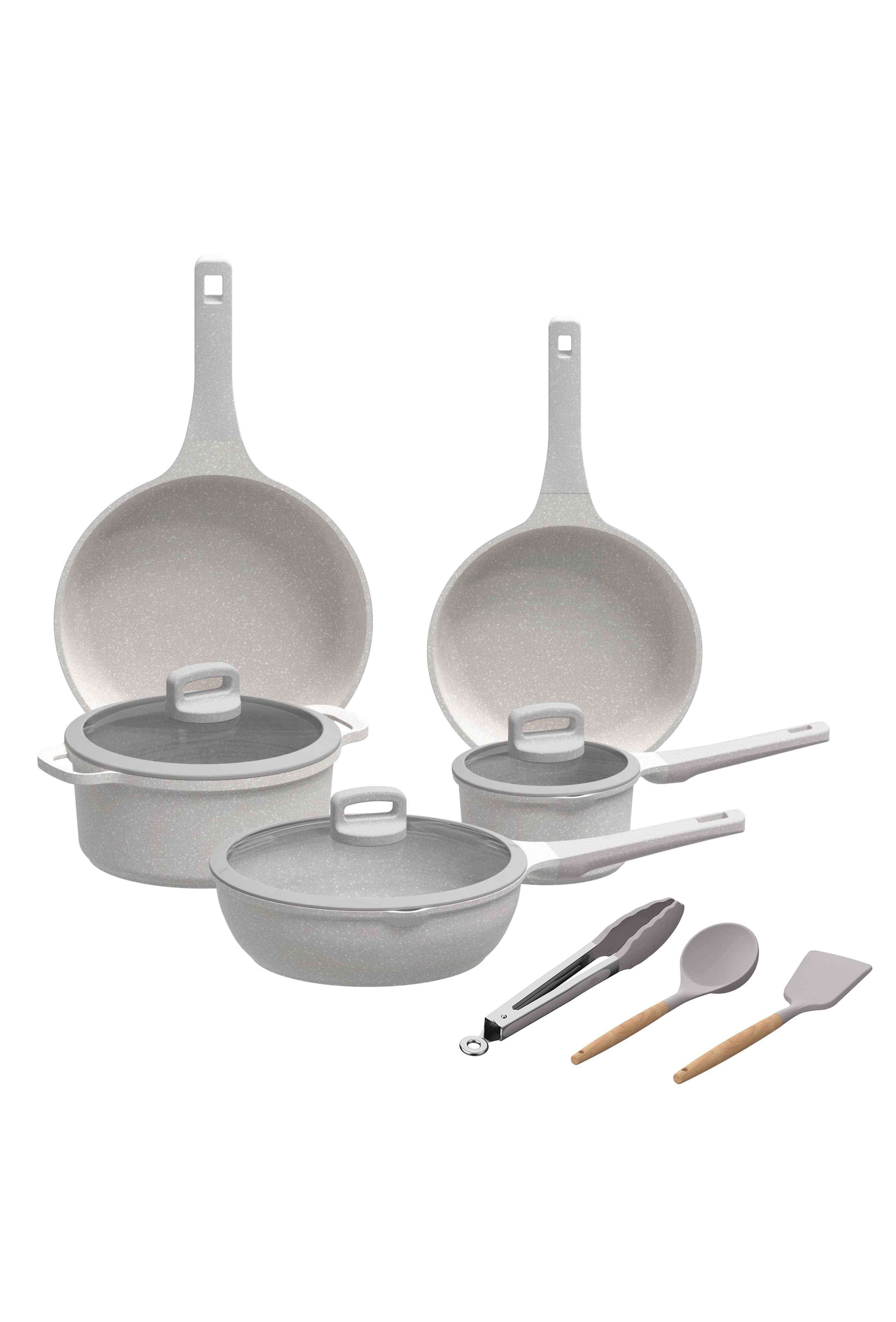 Kochtopfset 8-teilig beige