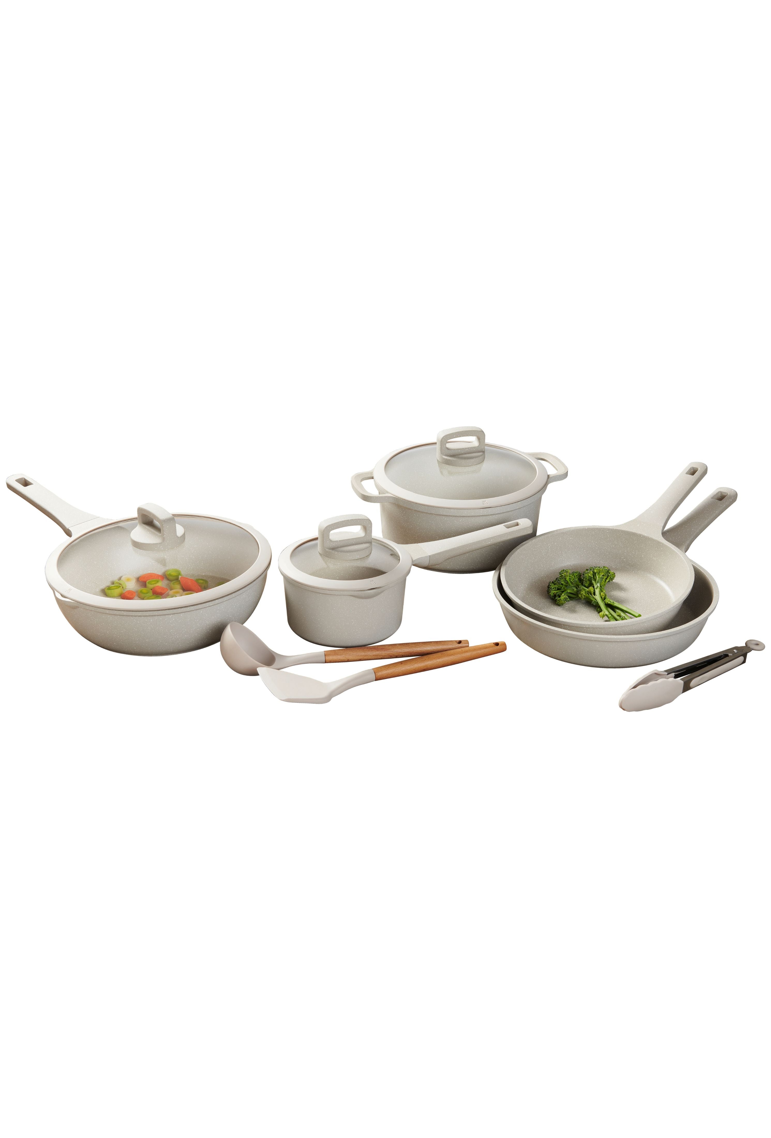 Kochtopfset 8-teilig beige