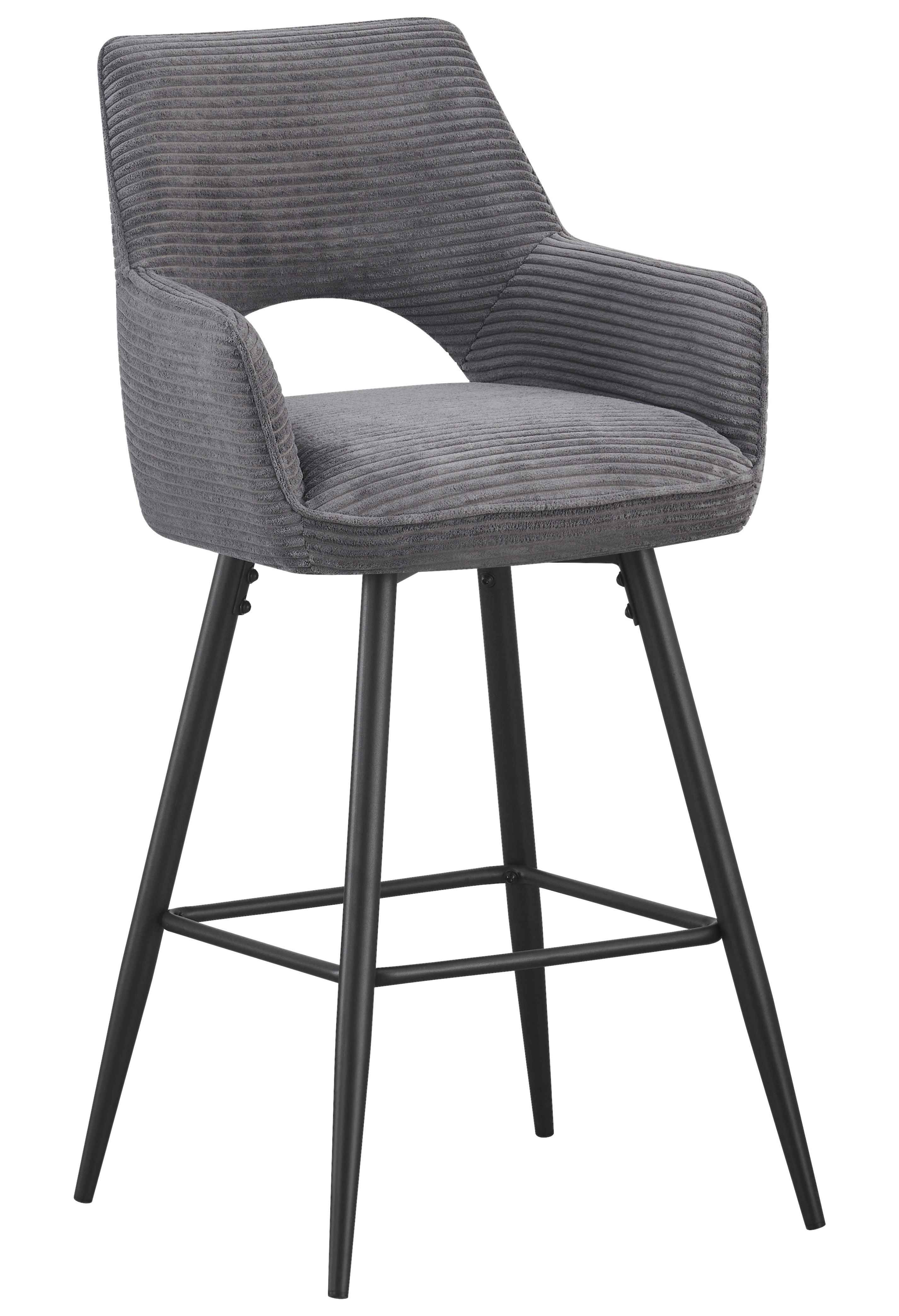 Barhocker Dunkelgrau
