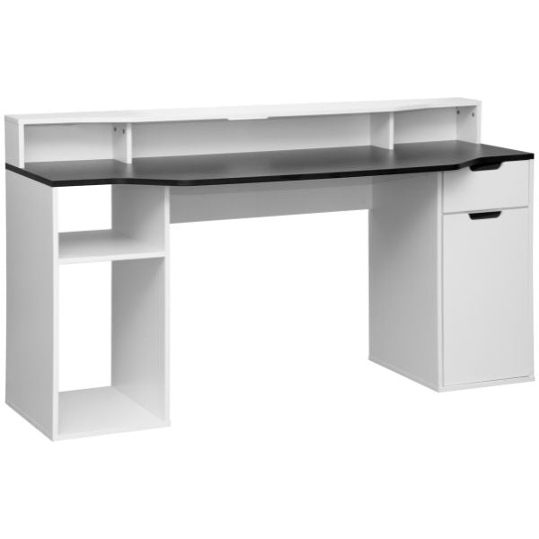 Gamingtisch Schwarz/Weiß