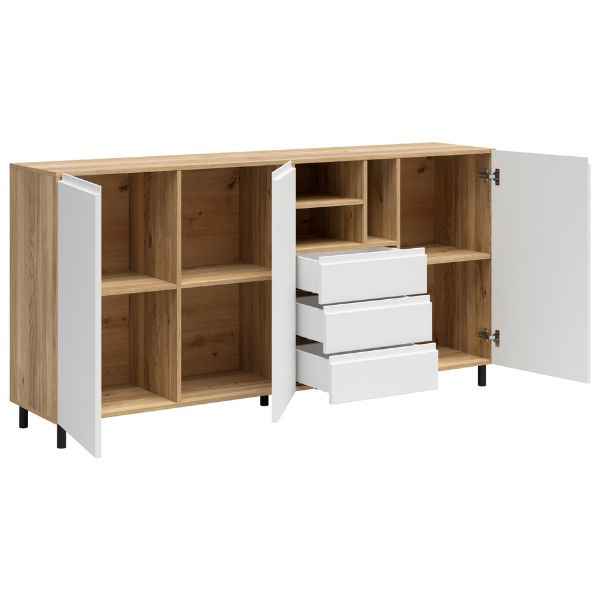 Sideboard Weiß/Holz