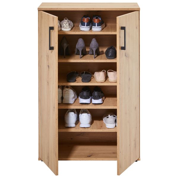 Schuhschrank Eiche Artisan