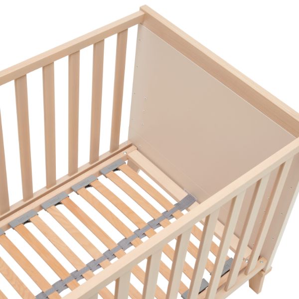 Gitterbett Beige