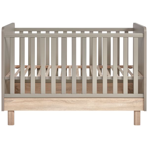 Gitterbett Taupe Sonoma Eiche