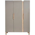 Babykleiderschrank Taupe Sonoma Eiche