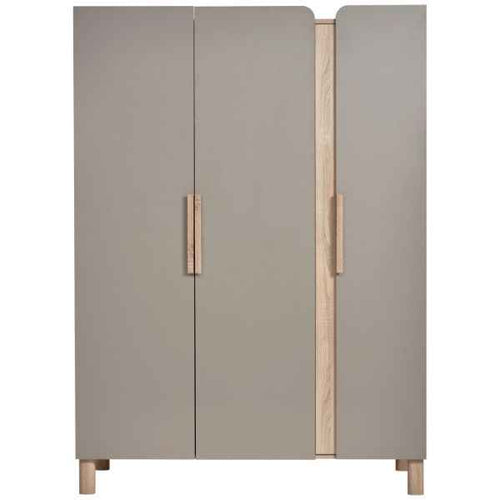 Babykleiderschrank Taupe Sonoma Eiche