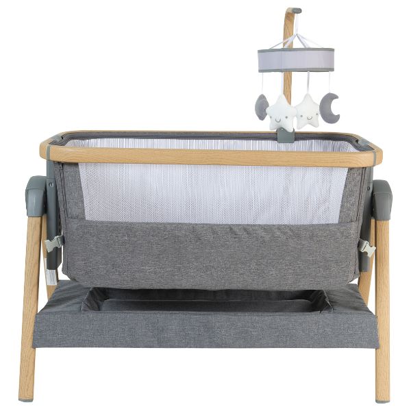 Beistellbett Grau