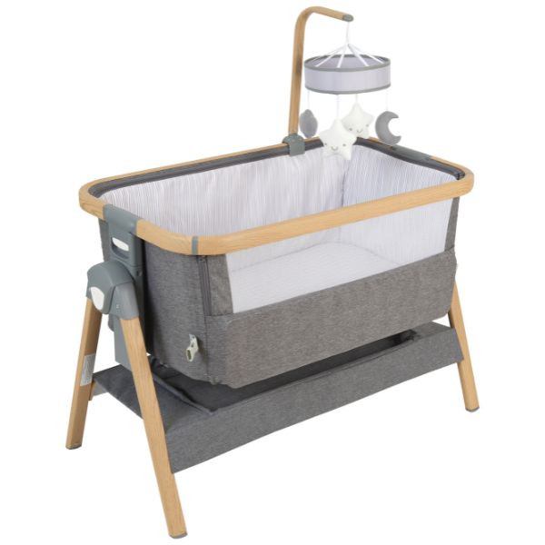 Beistellbett Grau