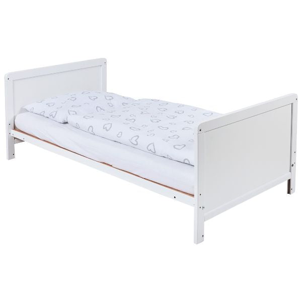 Gitterbett Weiß