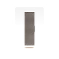 Garderobenschrank Grau/Eichefarben