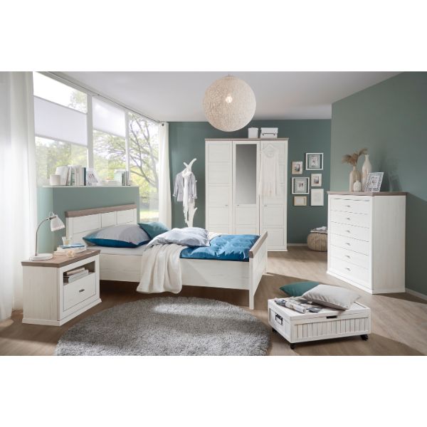 Bett Holz Weiß