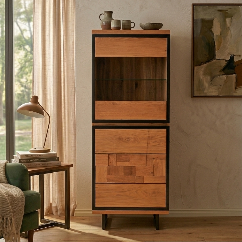 Highboard 3D-Optik 60cm