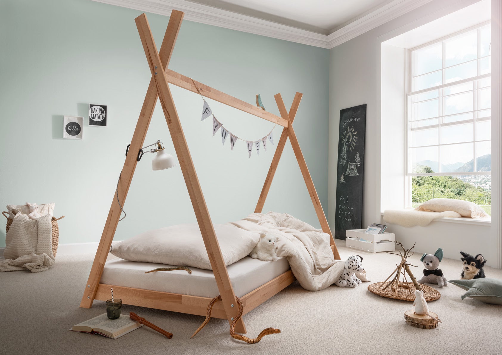 Spielbett Pino Buche