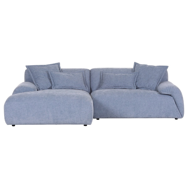 Ecksofa Blau inklusive Kissen