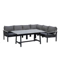Dining-Loungeset Beidseitig Montierbar