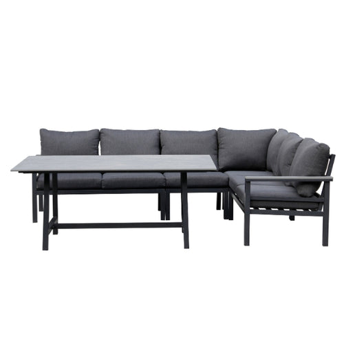 Amatio Dining-Loungeset Dunkelgrau