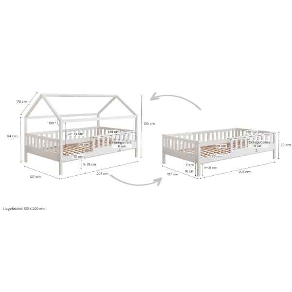 Hausbett 2-in-1